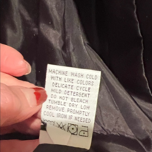 Sporto Navy Quilted woman’s S Coat with Faux Fur Trim the faux fur removable😃 - Picture 13 of 15